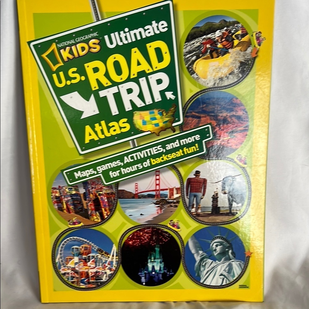 National Geographic Kids Ultimate U.S. Road Trip Atlas - Yellow